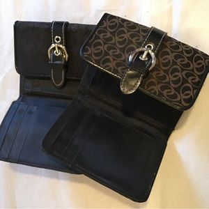 Black and Brown Wallets